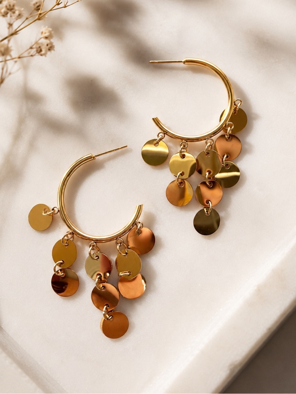 Dangle Hoop Earrings - Women Jewelry